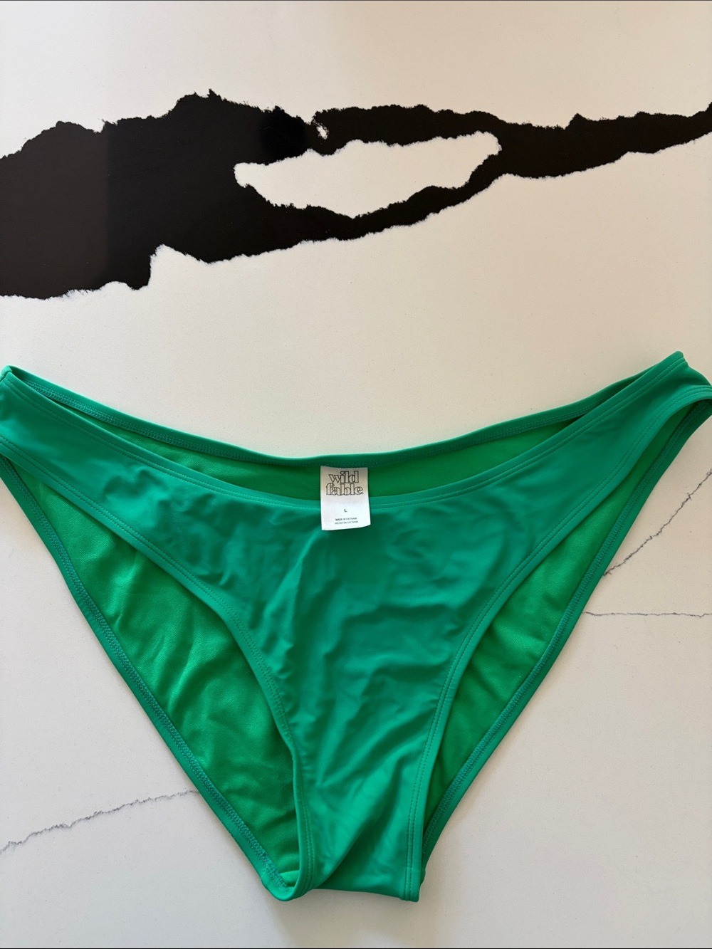 wild fable Emerald Green Bikini Bottom - Classic Fit